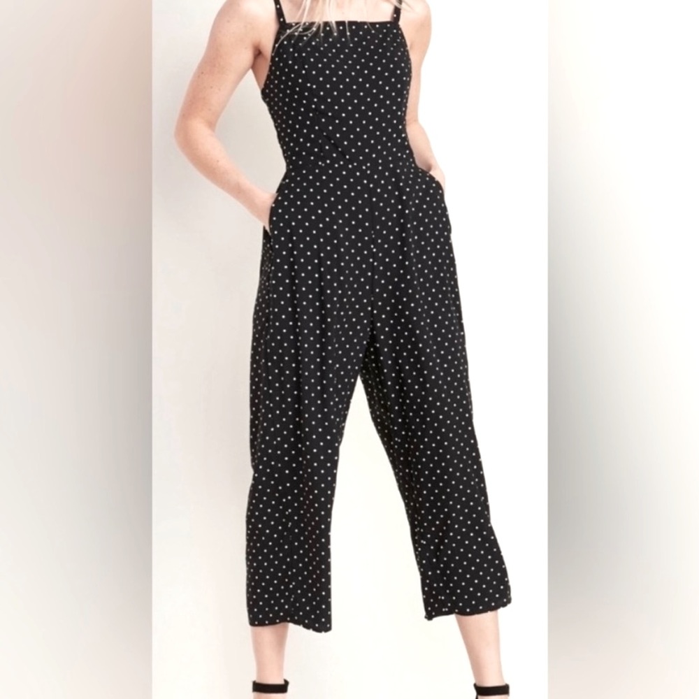 Old navy polka dot jumpsuit